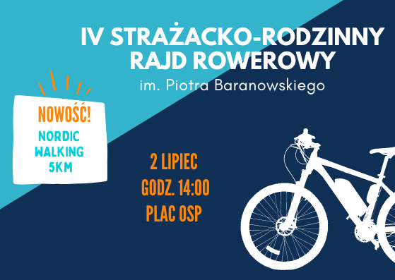 IV Strażacko-Rodzinny Rajd Rowerowy im. Piotra Baranowskiego